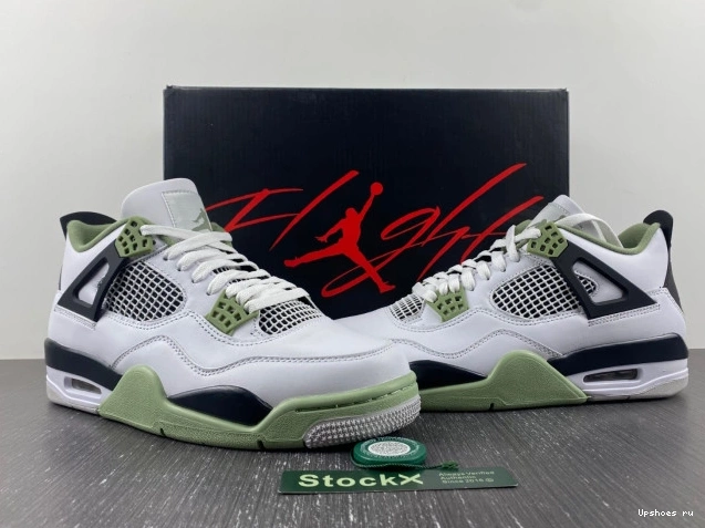 AQ9129-103 Seafoam Jordan Retro 4 0824